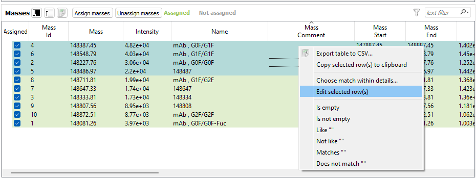 Can I edit multiple comments labels rows at the same time